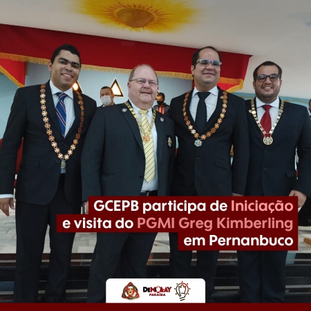 GCEPB participa de iniciação e visita do PGMI Greg Kimberling em Pernambuco