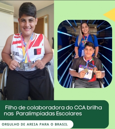 Talento e superação: DeMolay paraibano Breno Araújo conquista ouro, prata e bronze nas Paralimpíadas Escolares