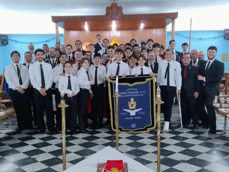 Capítulo João Pessoa nº 11 inicia nove novos membros em cerimônia marcada por tradição e integração