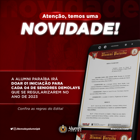 Alumni paraíba divulga projeto de incentivo aos Capítulos e Colégios do estado da Paraíba