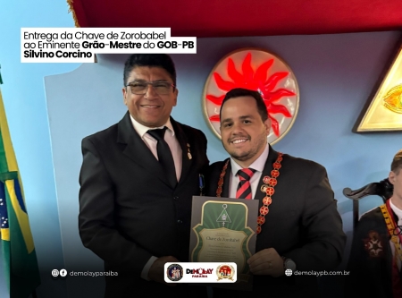   EMINENTE GRÃO-MESTRE SILVINO CORCINO DE MEDEIROS NETO TEM REITERADA A CHAVE DE ZOROBABEL POR MEIO DE NOVO CERTIFICADO